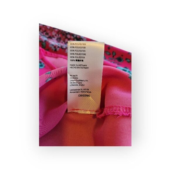 Free People Fuchsia Balloon Sleeve Blouse Size S - Picture 8 of 13